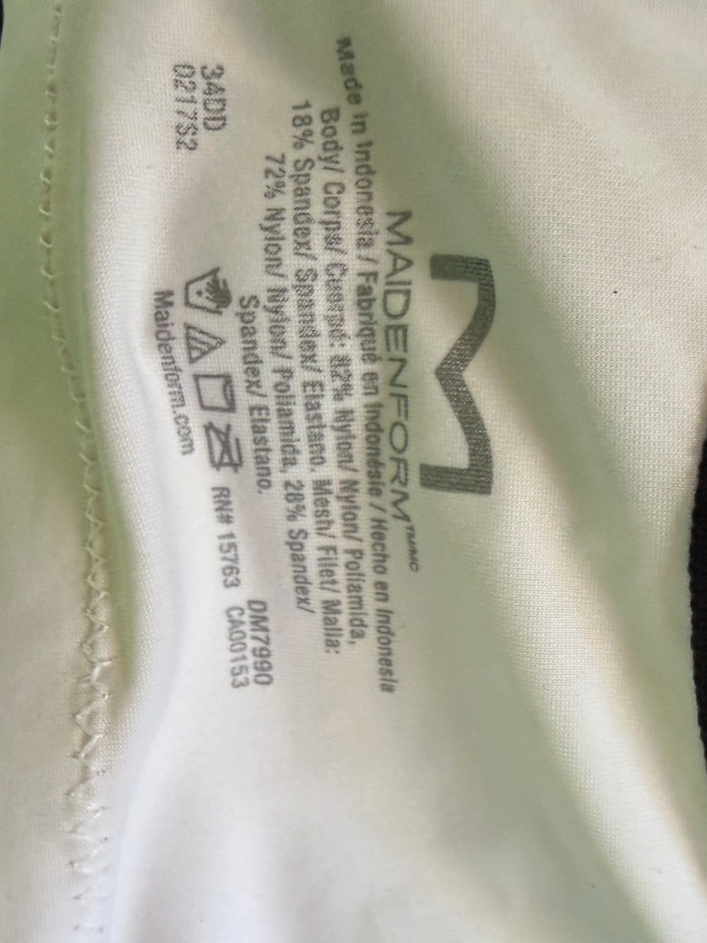 Maidenform Beige and Black Dot Sports Bra - Picture 2 of 3